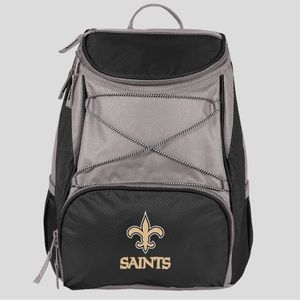 NEW ORLEANS SAINTS BackPack Cooler Insulated/Pockets/Zippers Gift Idea NEW